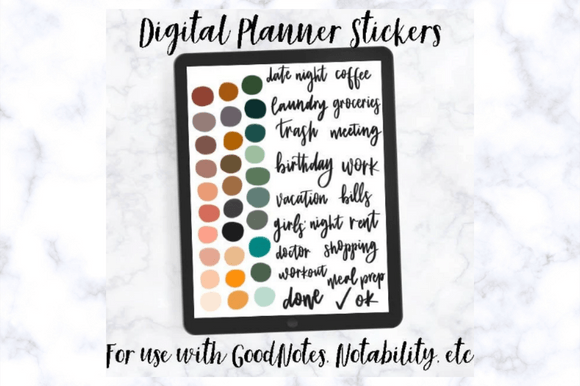 Download Digital Planner Stickers - Premium Resources