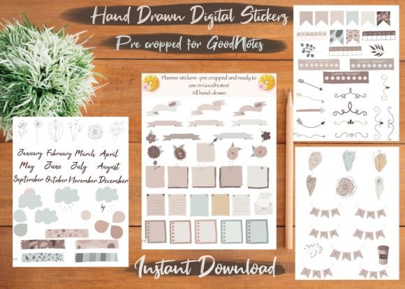 Download 100+ Digital Planner Stickers GoodNotes - Premium Resources